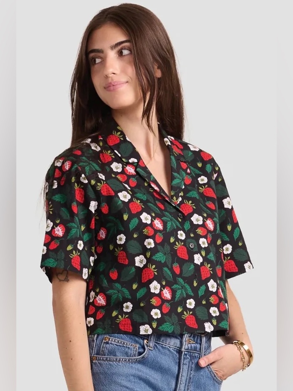 Poplin & Co Strawberry Fields Shirt